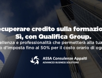 Recuperare credito sulla formazione? Sì, con Qualifica Group.
