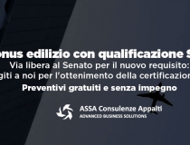 Bonus edilizio con qualificazione SOA